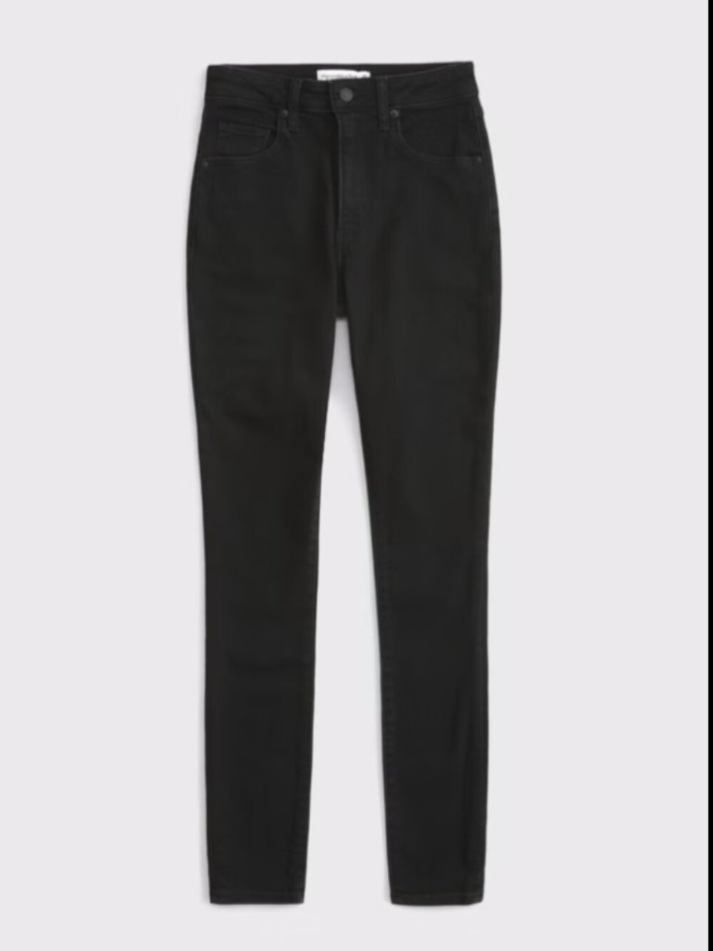 Abercrombie Curve Love High Rise Super Skinny Ankle Jean, Black - Size 30 L